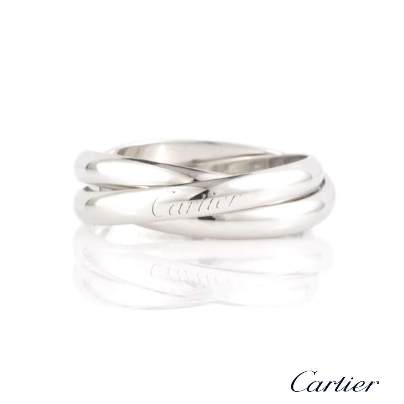 cartier trinity white gold